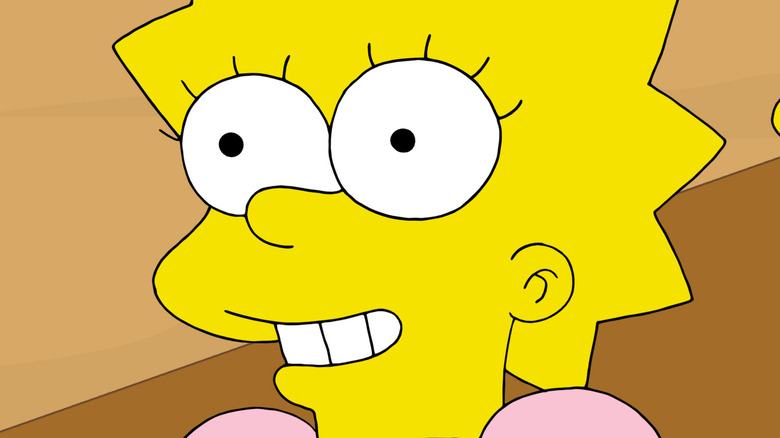 Lisa Simpson smiling