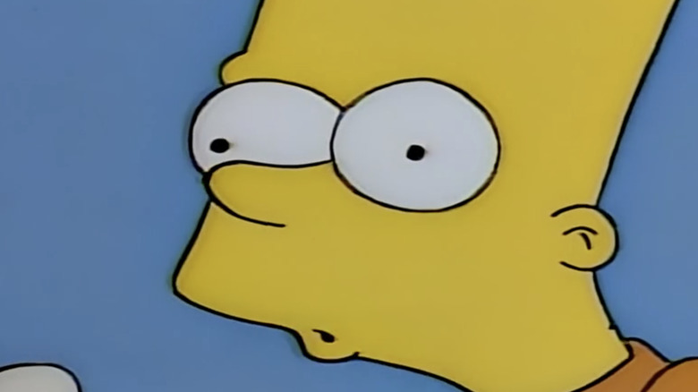 Bart Simpson looking surprised