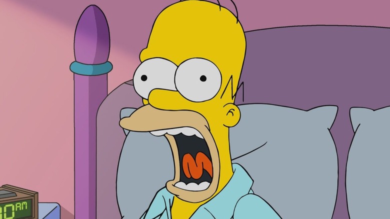 Simpsons Homer screaming