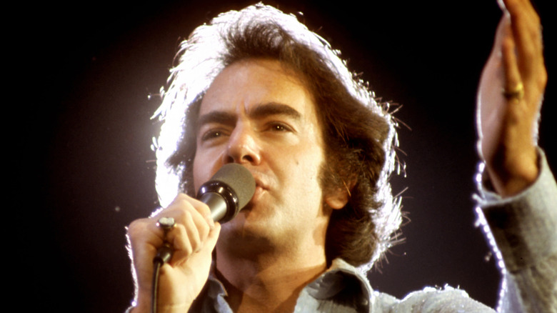Neil Diamond on stage