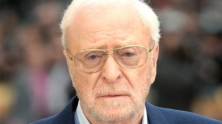 Sir Michael Caine posing