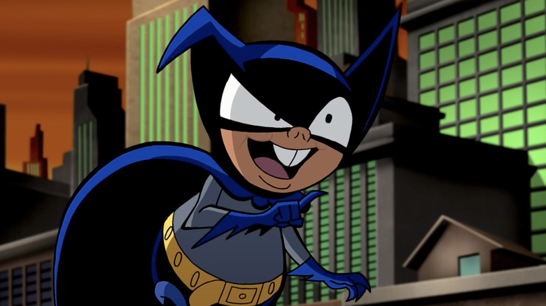 Bat-Mite pointing