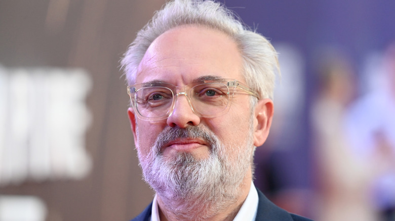 Sam Mendes on a red carpet