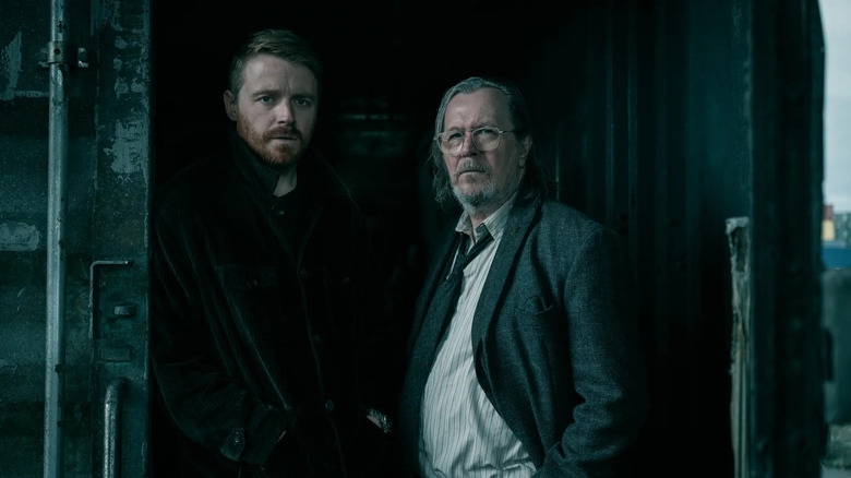 River and Jackson in the container where Struan was killed in Slow Horses