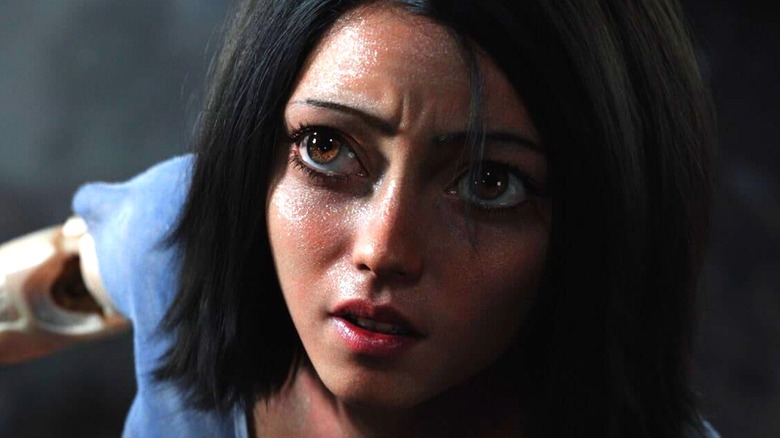 Alita in close-up