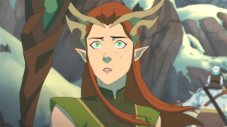 Keyleth looking into distance