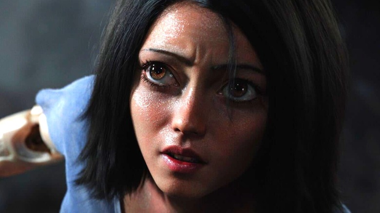 Alita in close-up