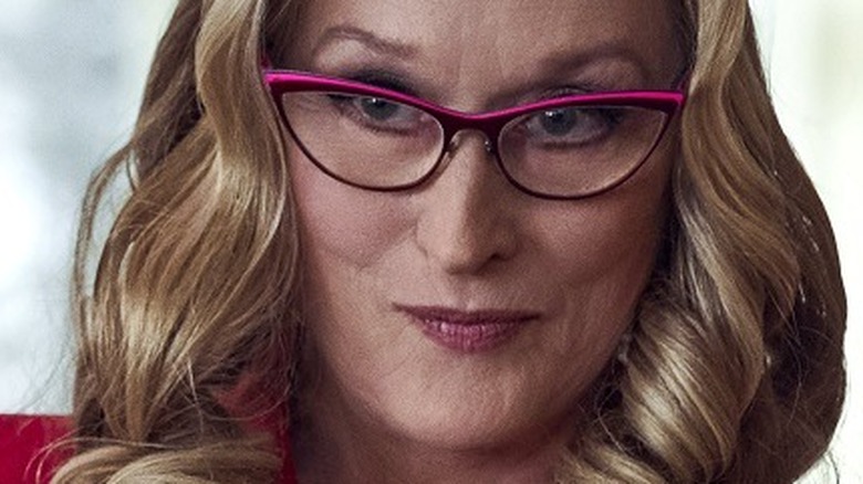 Meryl Streep smirking