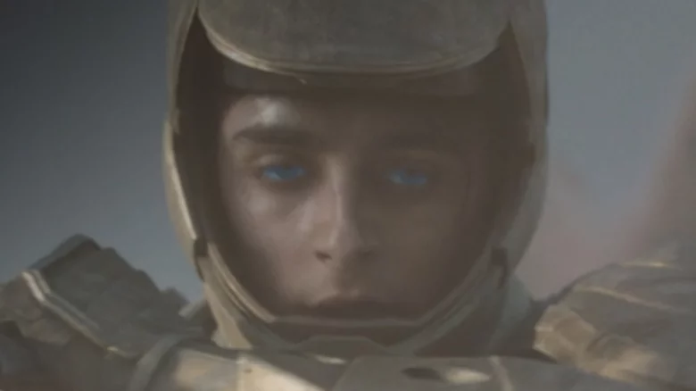 Dune: Paul's blue eyes are due to the spice in Arrakis desert