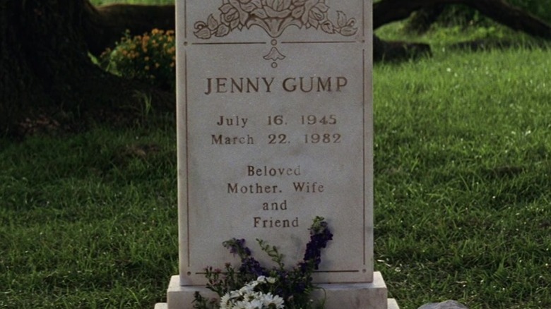 Jenny's headstone
