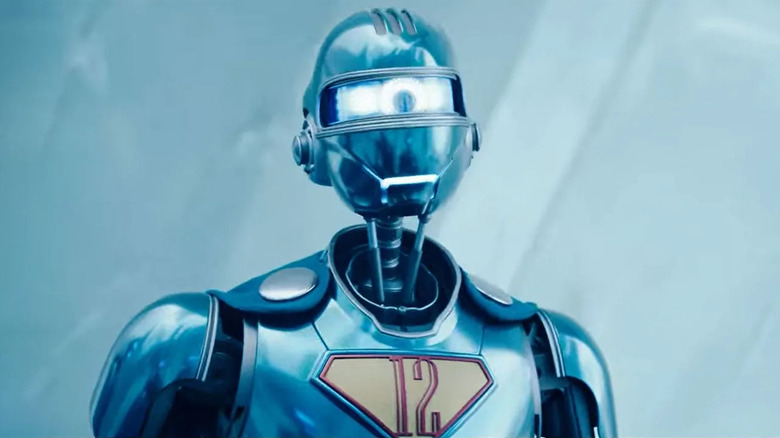 Twelve giggling in Superman (2025)