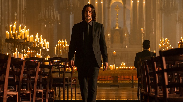 John Wick in church