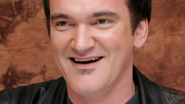 Quentin Tarantino smiling