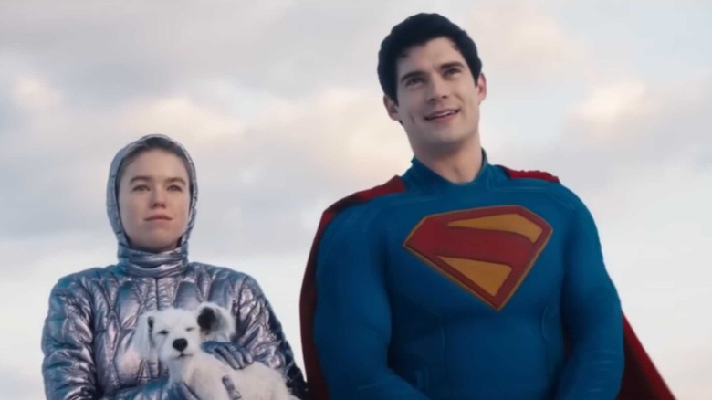 Kara and Clark after she first arrives on Earth in Supergirl (2026)