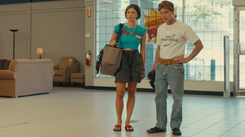 Kat and Bobby shooting Clark's furniture commercial in Backrooms (2026)