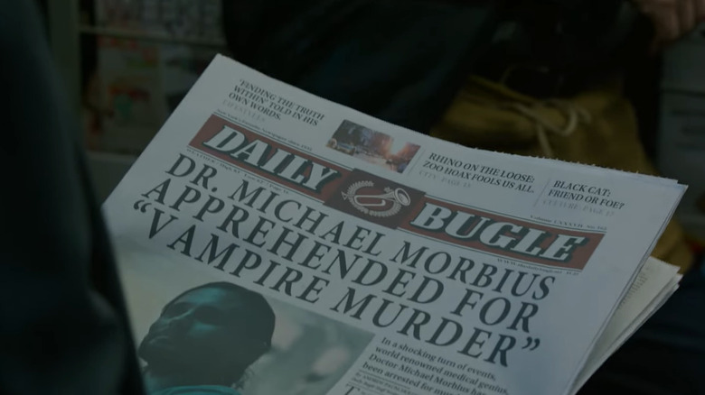 Daily Bugle Morbius trailer