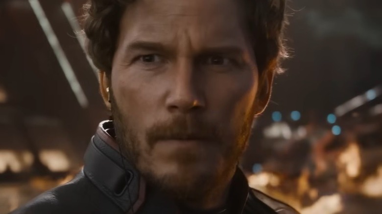 Star-Lord looking intense