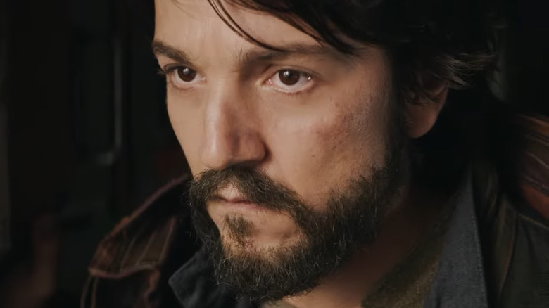 Cassian Andor looking serious