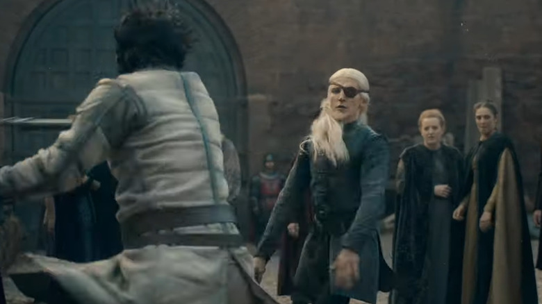 Aemond Targaryen sparring