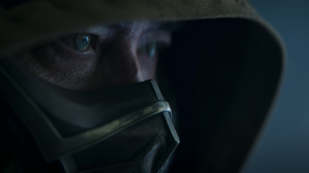 Close-up of Scorpion's eyes