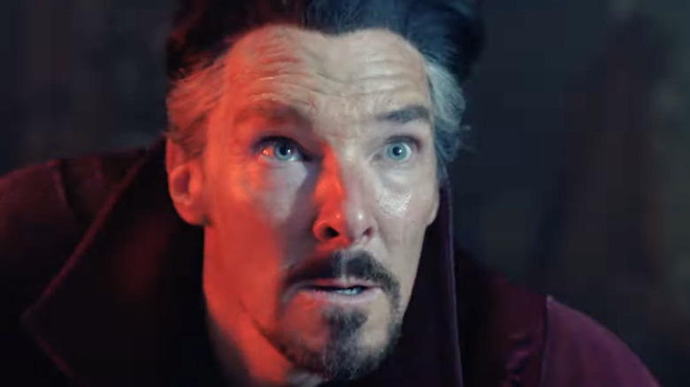 Doctor Strange 2 Benedict Cumberbatch eyes wide