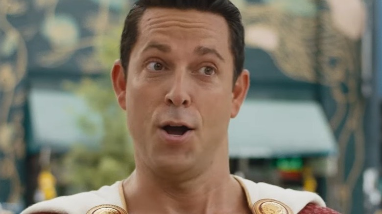 Shazam looking smug