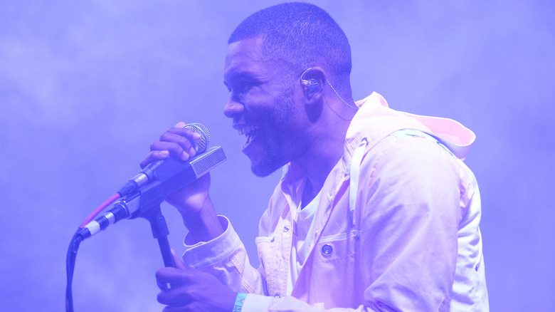 Frank Ocean singing