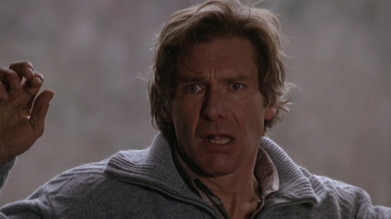 Dr. Richard Kimble figuring out his next movie after being cornered in "The Fugitive"