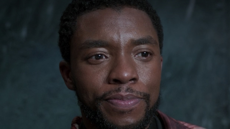 Chadwick Boseman as Black Panther in "Black Panther"