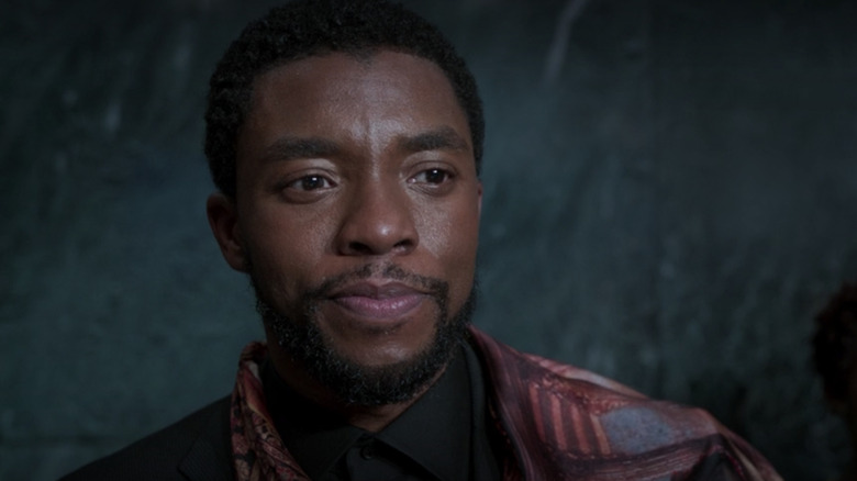Chadwick Boseman as Black Panther in 