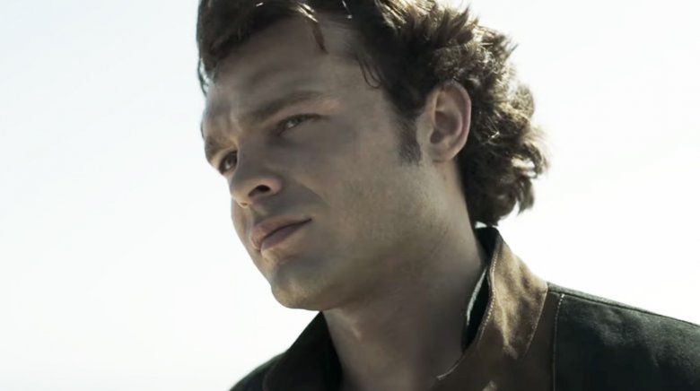 Alden Ehrenreich as Han Solo in Solo: A Star Wars Story