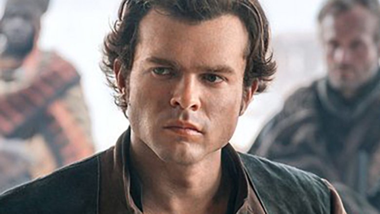 Alden Ehrenreich as Han Solo in Solo: A Star Wars Story