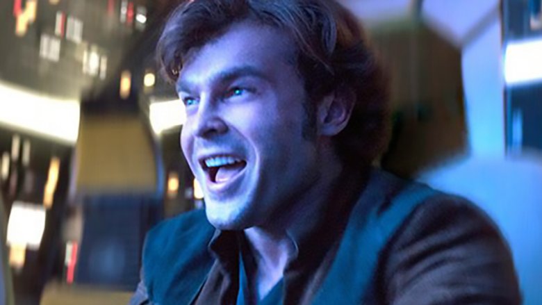 Alden Ehrenreich as Han Solo in Solo: A Star Wars Story