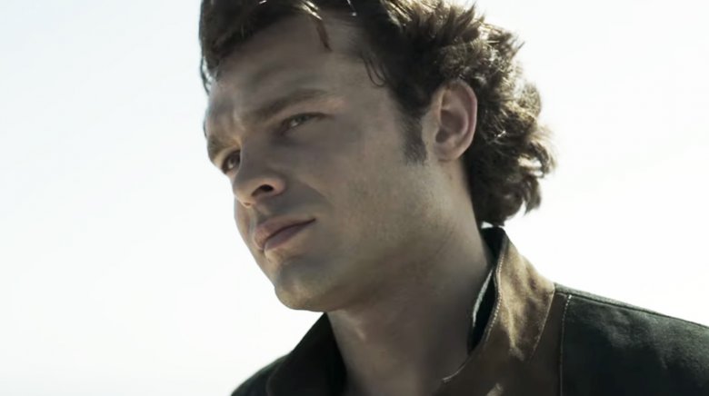 Alden Ehrenreich as Han Solo in Solo: A Star Wars Story