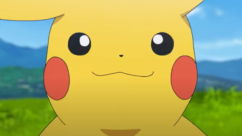 Pikachu smiling 