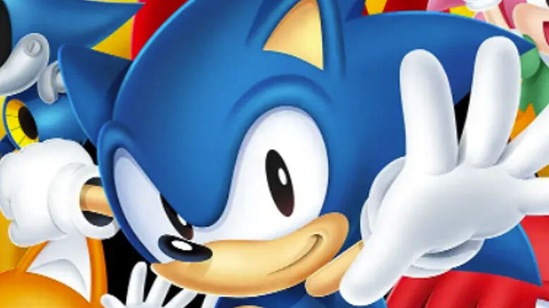 Sonic Origins Key Art Sonic Close Up