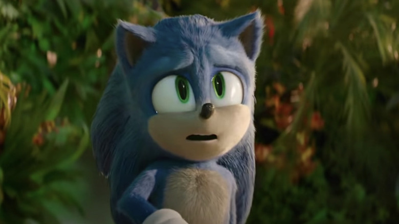 Sonic looks concerned