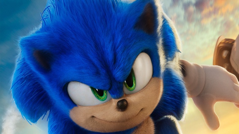 Sonic in "Sonic the Hedgehog 2"