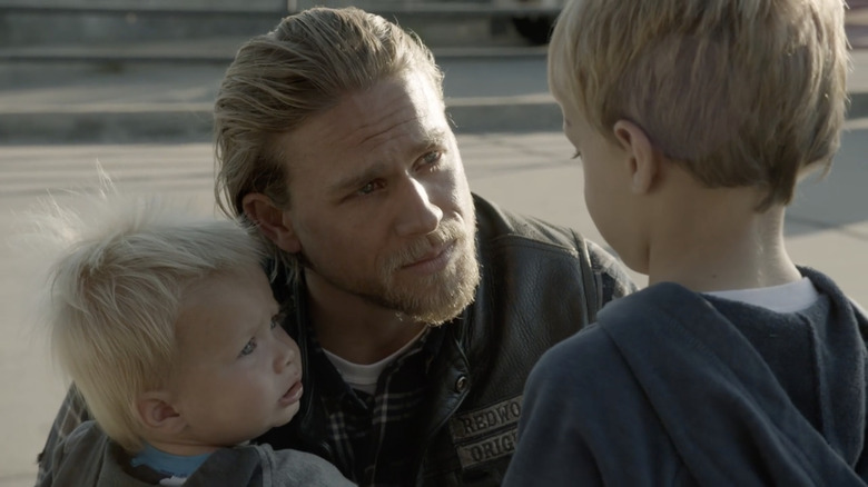 Jax Teller talks to his sons