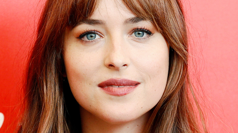 Dakota Johnson slight smile