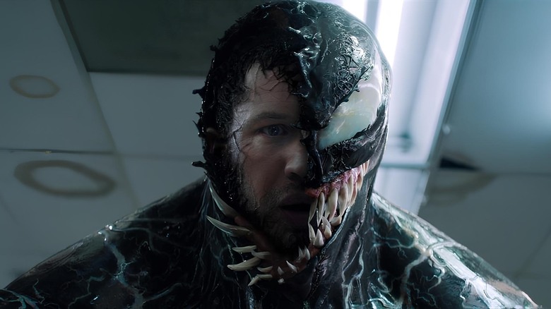 Venom overcomes Eddie Brock