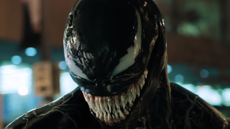 Venom looking happy
