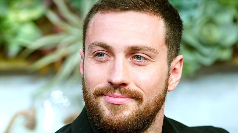 Aaron Taylor-Johnson with facial hair