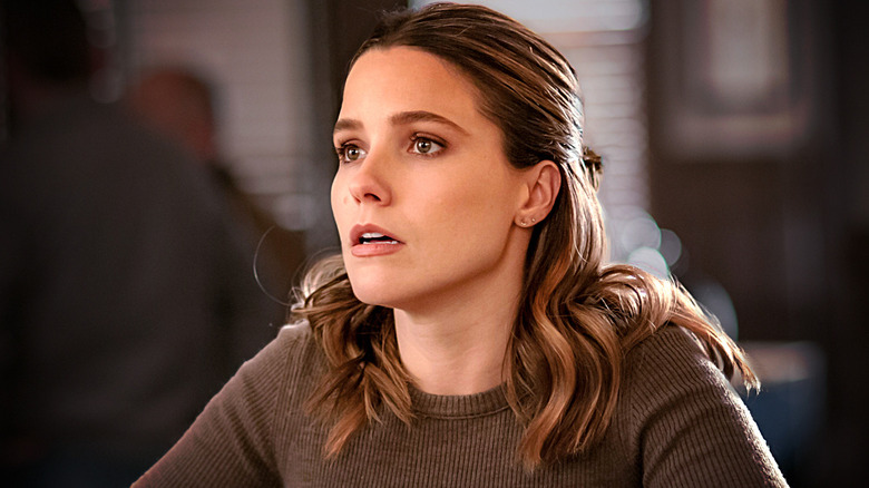 Erin Lindsay looking surprised