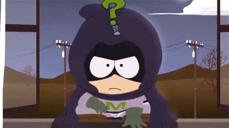 Kenny lurks in a window sill on South Park (1997 - 2026)