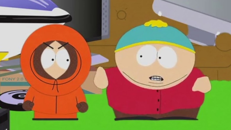 Kenny and Cartman from South Park