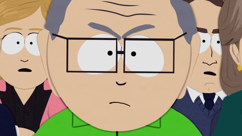 Mr. Garrison looking angry