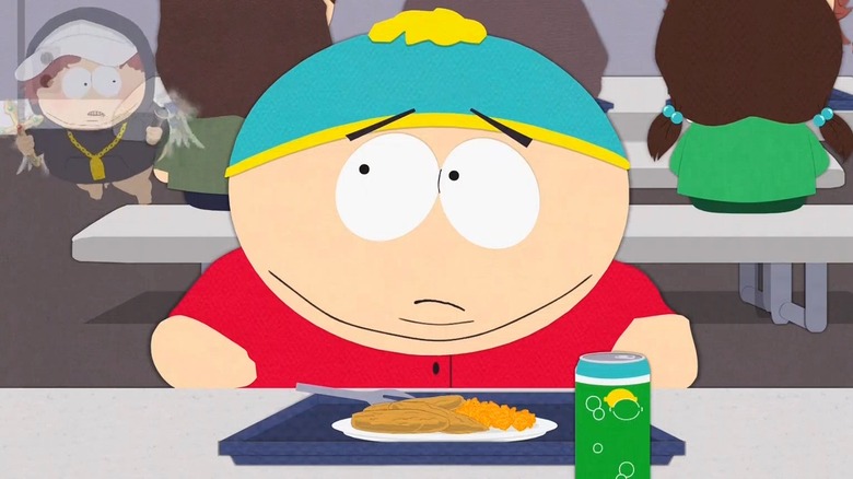 Cartman speaking with Cupid-Ye 