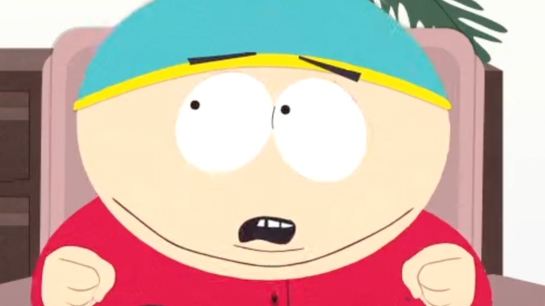 Eric Cartman clenching his fists