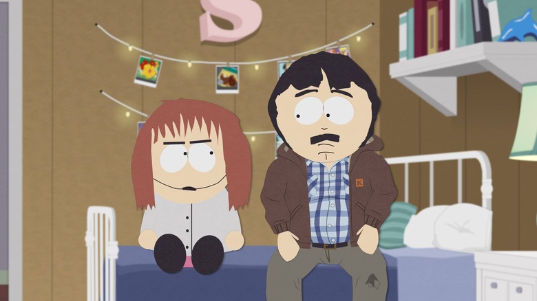 Randy sitting with Shelly
